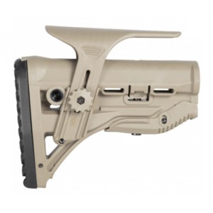 Приклад FD GL-Shock STYLE с подщечником (TAN) [STRIKE GEAR]